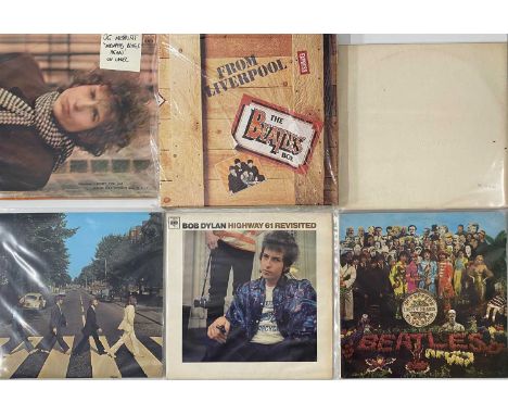 THE BEATLES/ BOB DYLAN - LP PACK. A quality pack of 10 LPs by The Beatles and Bob Dylan. The Beatles titles include The White