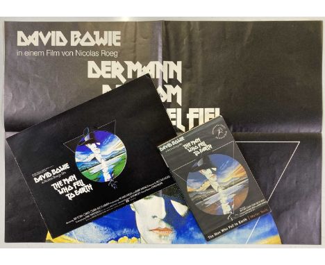 David Bowie interest - a folded German issue poster for 'The Man Who Fell to Earth' (1976), folded, 59 x 83.5cm, VF condition