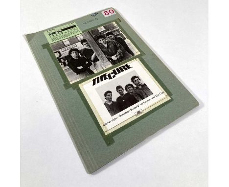Paperwork and documentation relating to a concert in October 1980 with The Cure in Nijmegen. To include: handbill (NM conditi