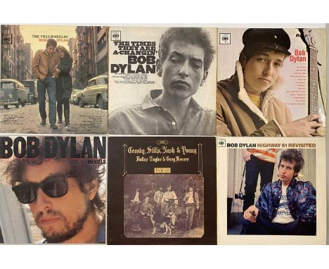 BOB DYLAN &amp; RELATED - LPs, Ace selection of 14 x LPs from Bob Dylan and related artists. Titles including S/T (mono '33' 