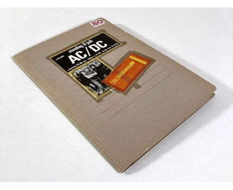 A collection of documentation and ephemera relating to concerts in Netherlands July 1980 on AC/DC's Back in Black tour. To in
