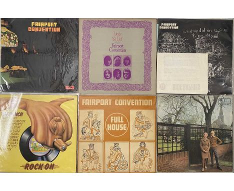 FAIRPORT CONVENTION - LP COLLECTION. Brill instant collection of 23 x LPs from Fairport. Titles including What We Did On Our 
