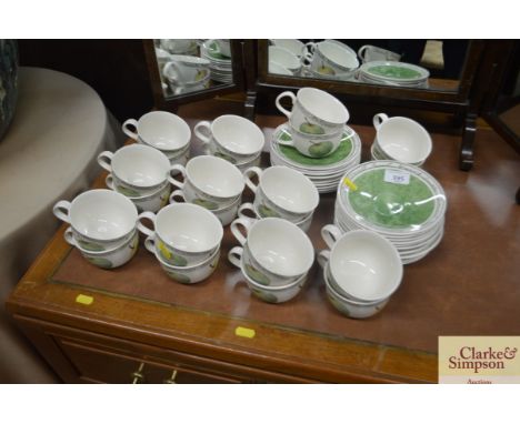 A collection of Royal Stafford cups and saucers 
