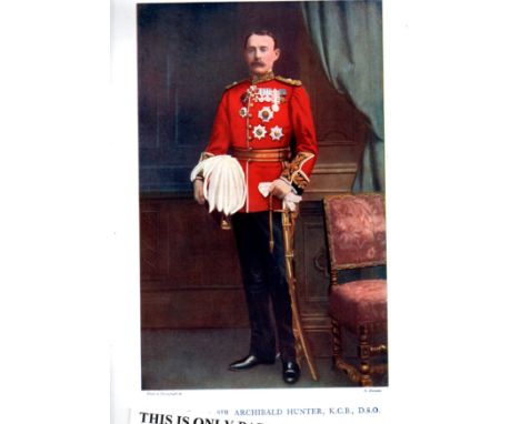 Celebrities of the Army pub George Newnes 1902, colour plates of the officers plus text, Gordon of Khartoum has some pen mar