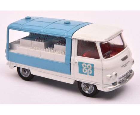 Corgi Toys Co-Op Special Issue Commer Milk Float (van). In white and light blue with red interior, Co-Op labels to doors, whi