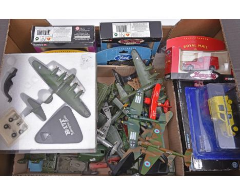 Quantity of Various Makes. Dinky Toys military vehicles including tank transporter, Ambulance, Daimler Ambulance, Armoured Co