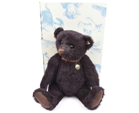 3 Steiff. A 2010 North American Limited Edition Teddy Bear, Prince-The Purple Trademark Bear (681691). 1/1952 examples, 18" (