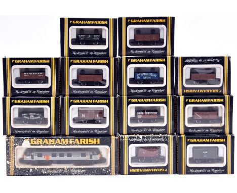 A quantity of Graham Farish N gauge railway. A BR Class 90 Bo-Bo electric RN 90 022 'Freight Connection' in Railfreight Secto