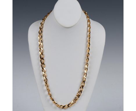 Large gold tone chain with a Monet tag near the clasp. Dimensions: 28"LManufacturer: Monet JewelryCountry of Origin: United S