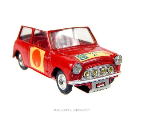 From the Percy Wilford Collection: a Corgi Toys Mini Cooper S 333; without box.