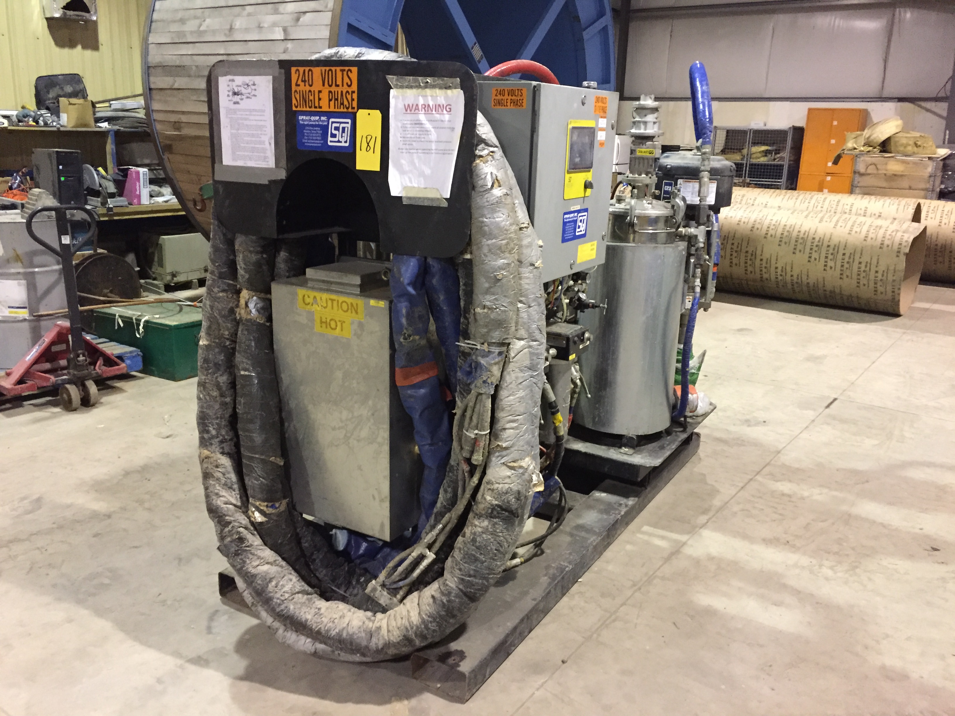 2015 SPRAYQUIP INC. MODEL SQ 398105 VARIPRO PFP PC FIREPROOFING