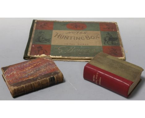 HUNTING INTEREST - SCRUTATOR - 'THE SCIENCE OF FOXHUNTING AND MANAGEMENT OF THE KENNEL', 1868 (rebound), Stonehenge - 'Manual