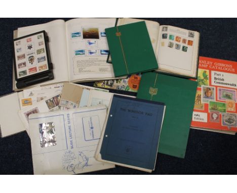 A COLLECTION OF WORLD STAMPS, to include a rare misprint of a 1966 postage stamp, contained in albums and stock books, a smal