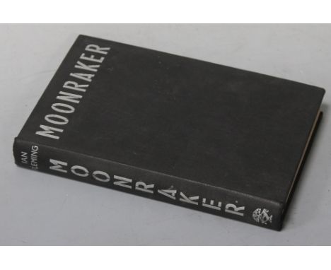 IAN FLEMING JAMES BOND FIRST EDITION - MOONRAKER, Jonathan Cape 1955, lacks dustjacket, 'shoo' on page 10Buyers - for shippin