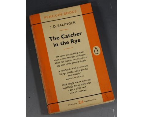 J. D. SALINGER 'THE CATCHER IN THE RYE', PENGUIN 1958, appears to be a first edition PenguinBuyers - for shipping pricing on 