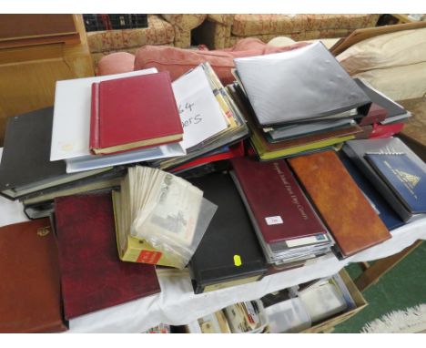 LARGE SELECTION OF FIRST DAY COVERS, STAMPED ENVELOPES ETC (CONTENTS OF MULTIPLE BINDERS AND FOLDERS)