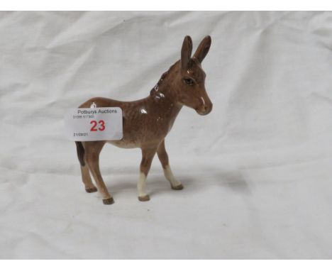 BESWICK CERAMIC FIGURE OF A DONKEY.