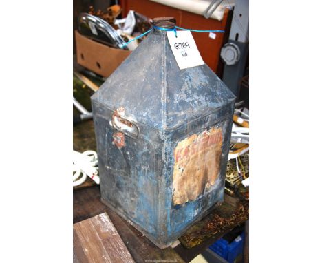 A five gallon "Sternol" Oil Can.