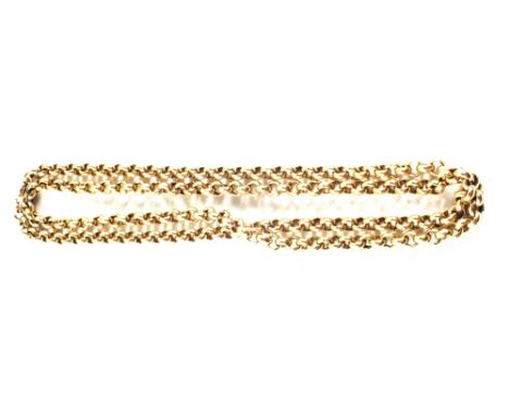 A 9ct Gold belcher chain