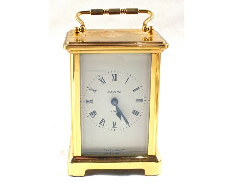 A French Bayard Brass carriage clock