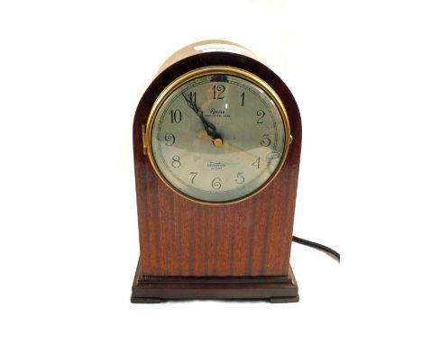 A Mahogany cased revere Westminster electric mantel clock 