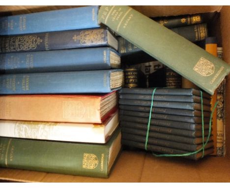 Various volumes on literature and literature biographies, many relating to Samuel Pepys
