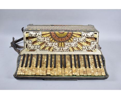 A Continental Piano Accordion, The Coronado, In Need of Some Attention, 53cm wide 