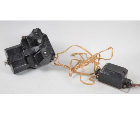 A Vintage Cased Viewmaster Stereoscopic Viewer with Luma Light Attachment 