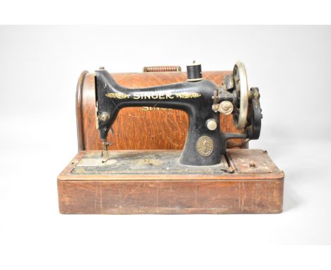 A Vintage Singer Manual Sewing Machine 