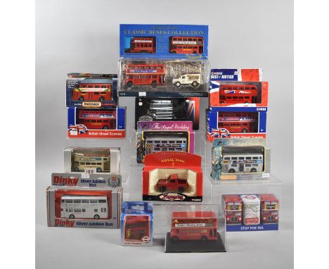 A Collection of Boxed Corgi, Dinky, Matchbox and Other Diecast Toys, Mainly Buses 