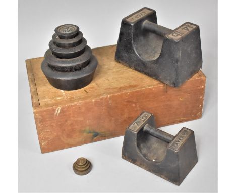 A Collection of Vegetable Scale Weights 
