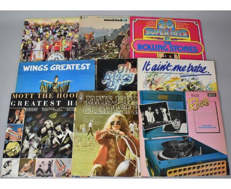 A Collection of Vintage LP's to Include Beatles, Cream, Rolling Stones, Woodstock, Bob Dylan etc 