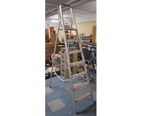 A Modern Six Step Aluminium Step Ladder 