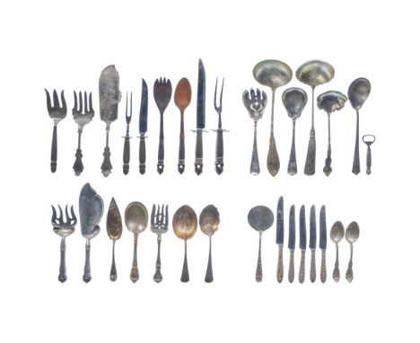 Sterling Silver Serving Utensil Assortment  (31) items including from Gorham, Georg Jensen, Whiting, Duhme &amp; Co. and othe