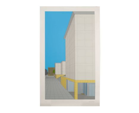 Josef Paul Kleihues (German, 1933-2004) 'Museum of Contemporary Art' Color Lithograph  Undated, pencil signed lower right, #8