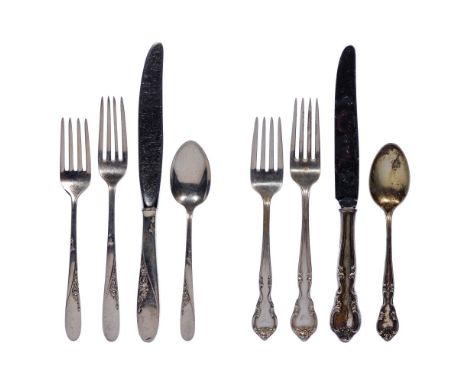 Easterling Sterling Silver Flatware Assortment  (2) partial sets including the American Classic pattern having (10) 8.75-inch