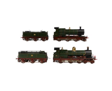 Model Train O Scale Locomotive with Tender Assortment  (2) Great Western Railways locomotives #33 and #93 with tenders  Prope