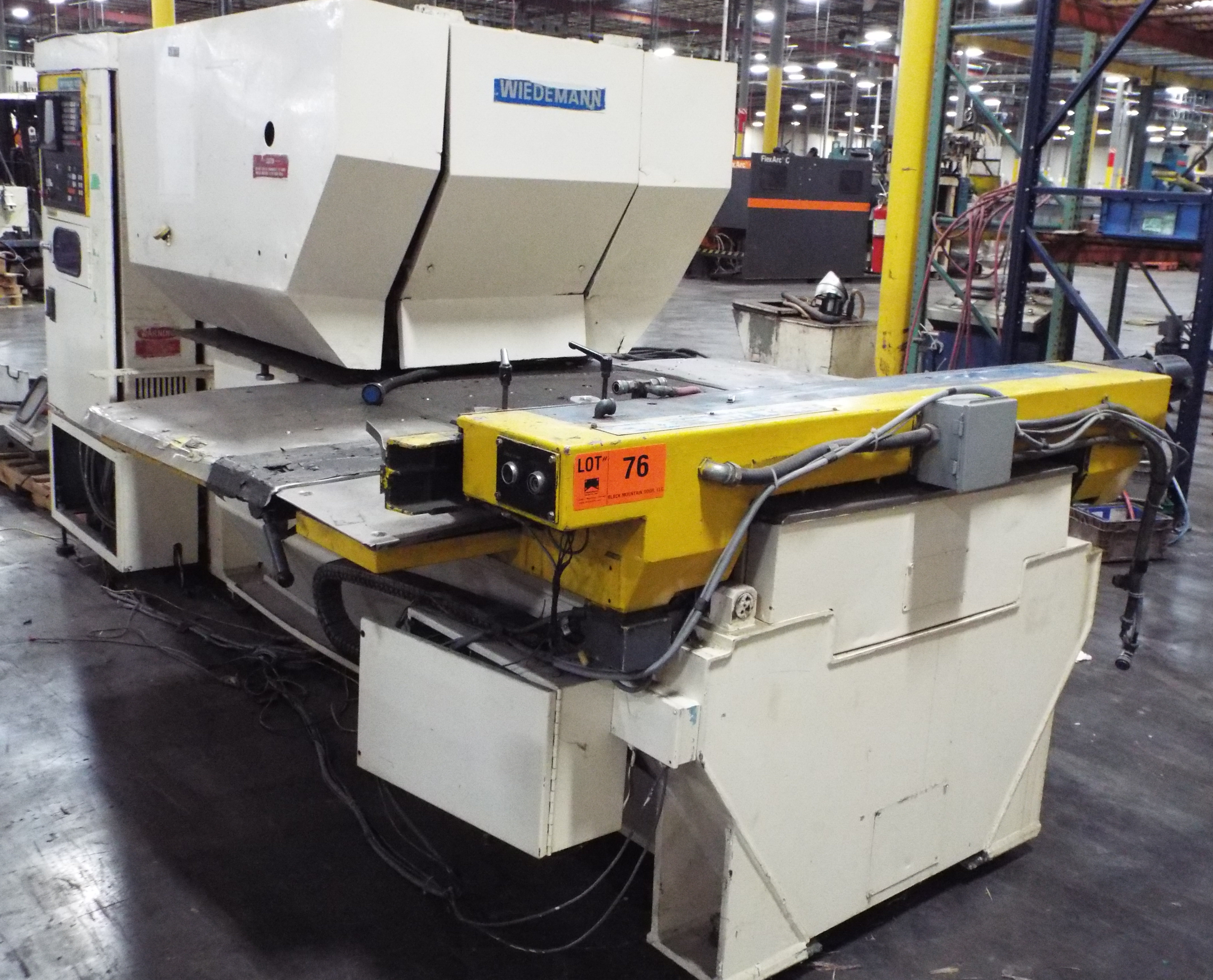 WIEDEMANN CENTRUM 1000 CNC TURRET PUNCH PRESS WITH FANUC SYSTEM 6 CNC ...