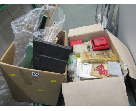 MAGIC, J N Hilliard "Greater Magic" together with other booklets and a large quantity of vintage magicians accessories & prop