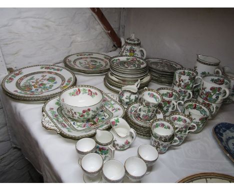 COALPORT TABLE SERVICE "Indian Tree" pattern tea, coffee and dessert service 