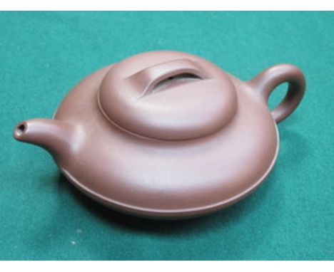 JAPANESE UNGLAZED TERRACOTTA STYLE TEAPOT 
