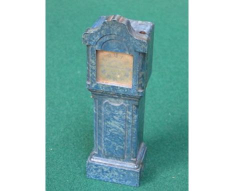 VINTAGE EVENING IN PARIS BAKELITE LONGCASE CLOCK FORM PERFUME CASE, CONTAINING ORIGINAL PERFUME 