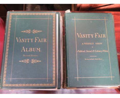 TEN VINTAGE VANITY FAIR ALBUMS, DIFFERENT SERIES 