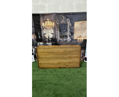 Starbay Wooden Table With Fold Up Side Two Storage Compartments W 1400mm D 250mm H 760mm When Collapsed Depth When Erected 95