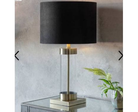 Villero Table Lamp Light Up Any Room In Your Home With This Chic &amp; Stylish Table Lamp Constructed In Metal And Glass With