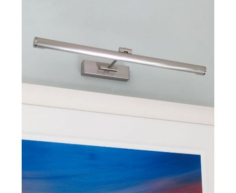 { Option of lots:  1067, 1068, 1069 } Astro 0529 Goya 590 Picture Light Brushed Nickel Low Energy 590mm 13W width:59cm  Heigh