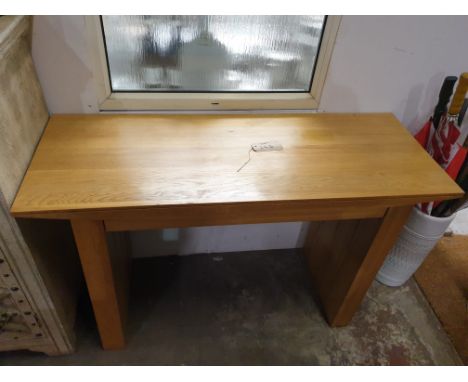 Acropolis Solid Wood Console Table In Provincial Polished Finish Designed To Give Each Creation A Bold And Seamless Silhouett