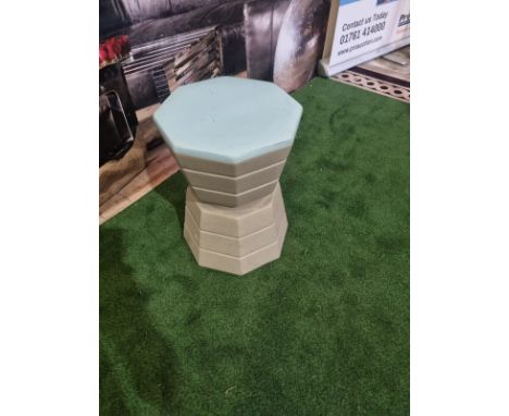 Tracey Boyd Ceramic Side Table/ Low Level Stool W 320mm H 440mm SR77 Ex Display Showroom Item