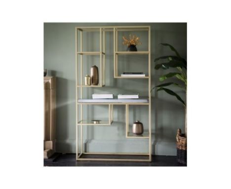 Pippard Open Display Unit Champagne Introduce Sleek Style To Your Room With This Stunning Pippard Open Display Unit Featuring
