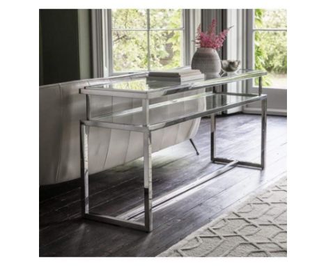 Salerno Console Table Silver The Salerno Console Table Is The Latest Addition To Our Range Of Modern And Contemporary Furnitu